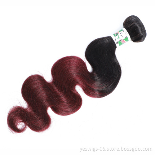 Bright Color 1b-99j Hair Weave Bundles Cuticle Aligned Peruvian Remy 1b-99j 27 30 33 613 Blonde Ombre Double Weft Hair Body Wave